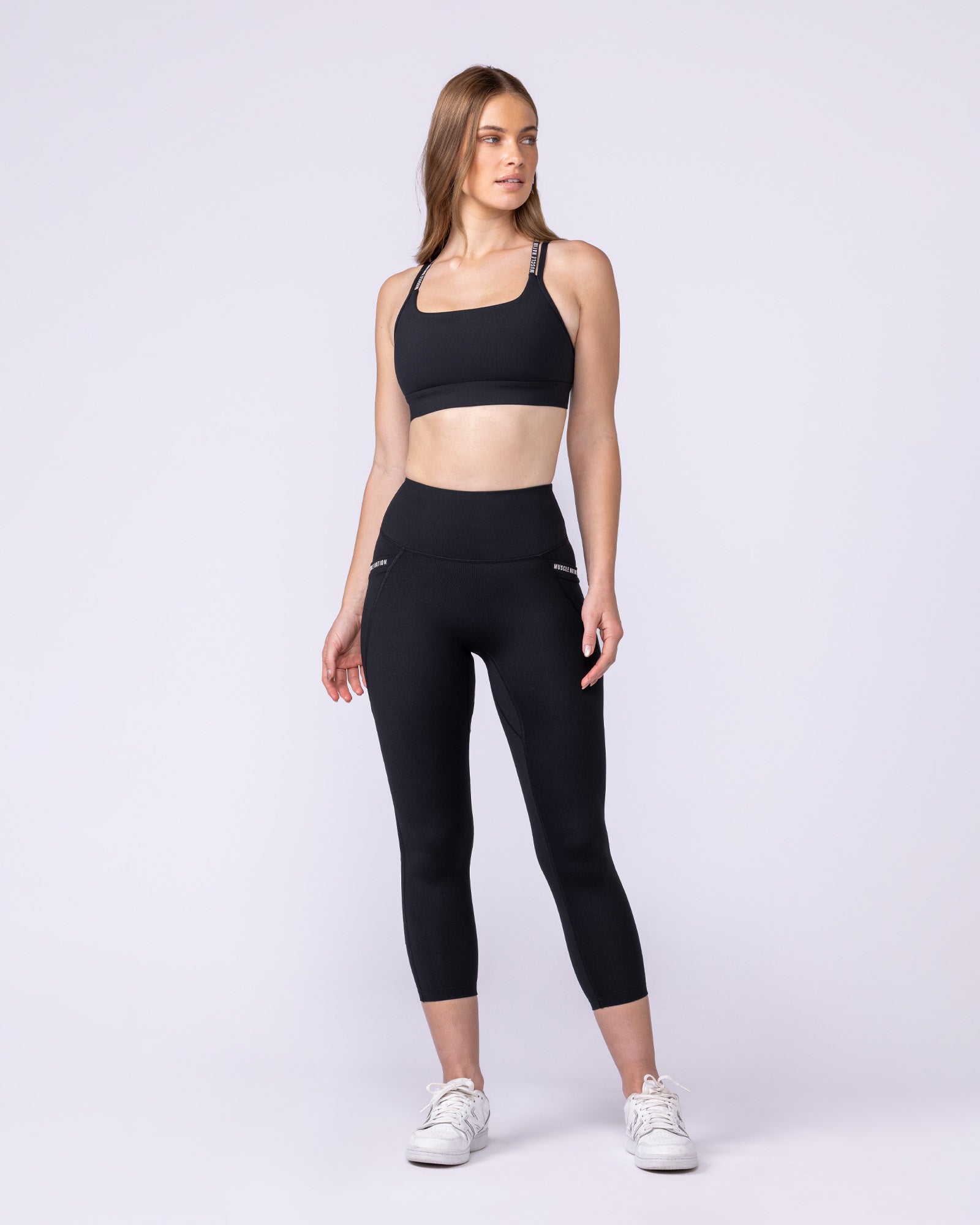Illusion Bra Black - Muscle Nation women's sports bra, view 6