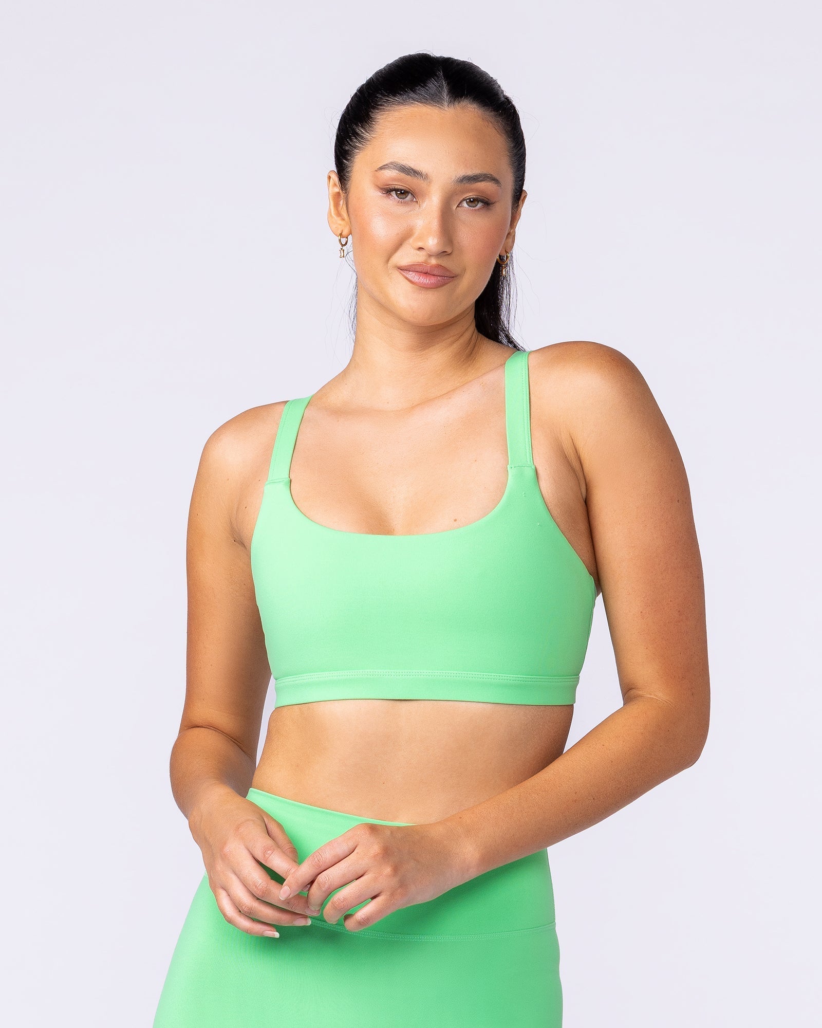 Impulse Bra Neon Apple - Muscle Nation women's sports bra