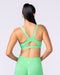 Impulse Bra Neon Apple - Muscle Nation women's sports bra, view 4