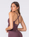 Influence Bra Tank Dark Cherry - Muscle Nation women's tank top, view 4