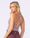 Influence Bra Tank Mocha Berry - Muscle Nation women's tank top, view 2