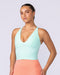 Influence Bra Tank Ocean Wave - Muscle Nation women's tank top, view 2