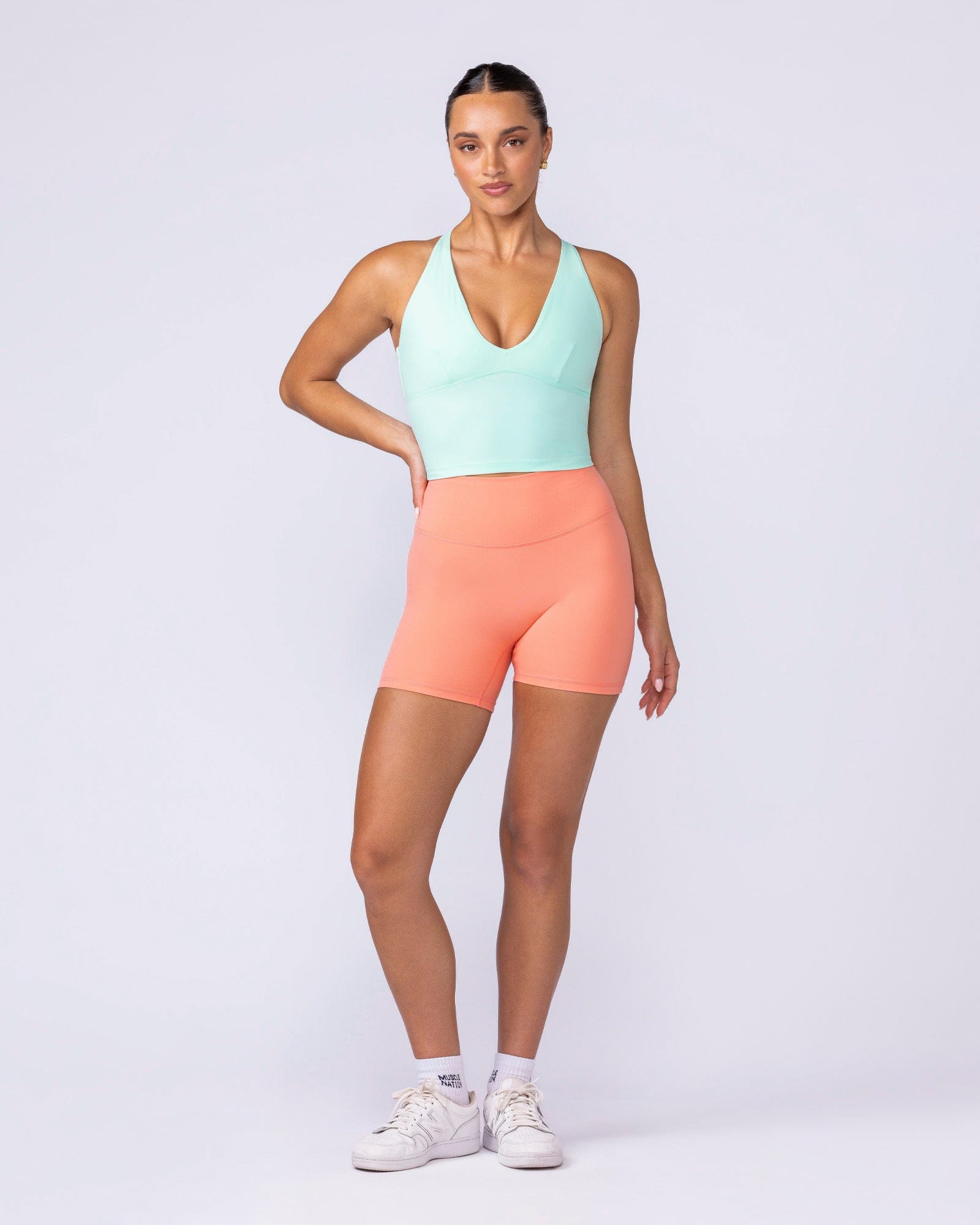 Influence Bra Tank Ocean Wave - Muscle Nation women's tank top, view 5
