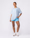 Kick-Start Oversized Tee Bluebell - Muscle Nation women's gym tee, view 6