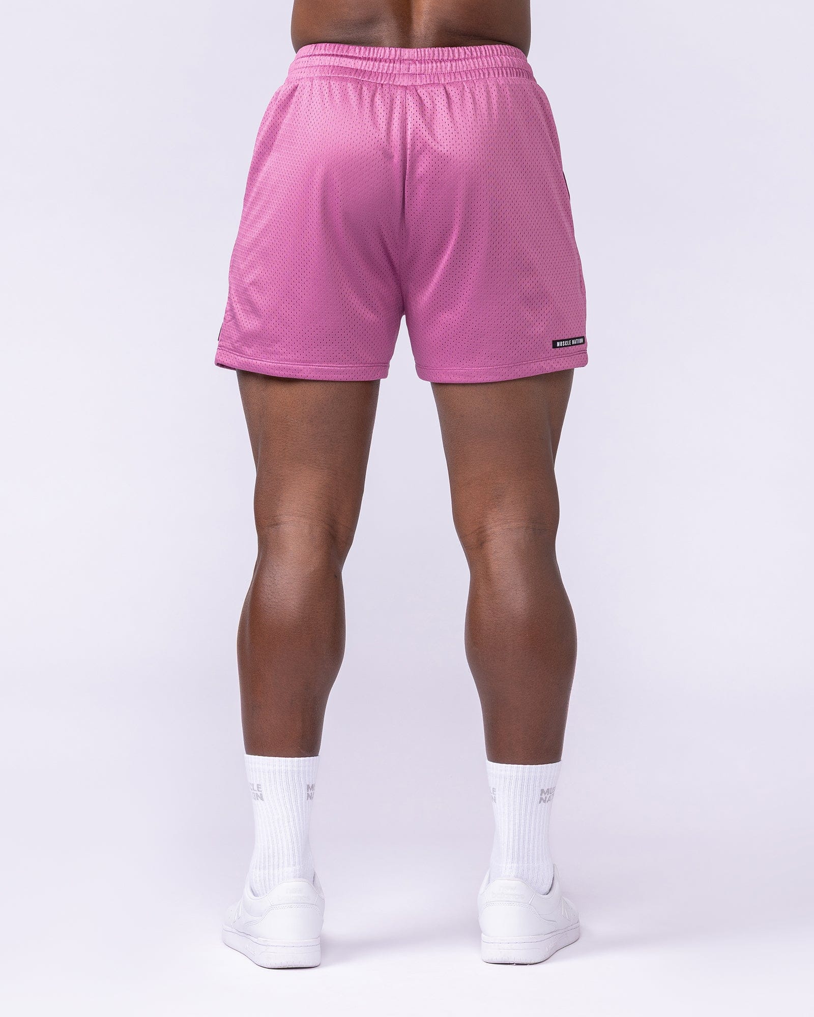 Lay Up 3.5" Shorts Wild Rose - Muscle Nation men's gym shorts, view 4