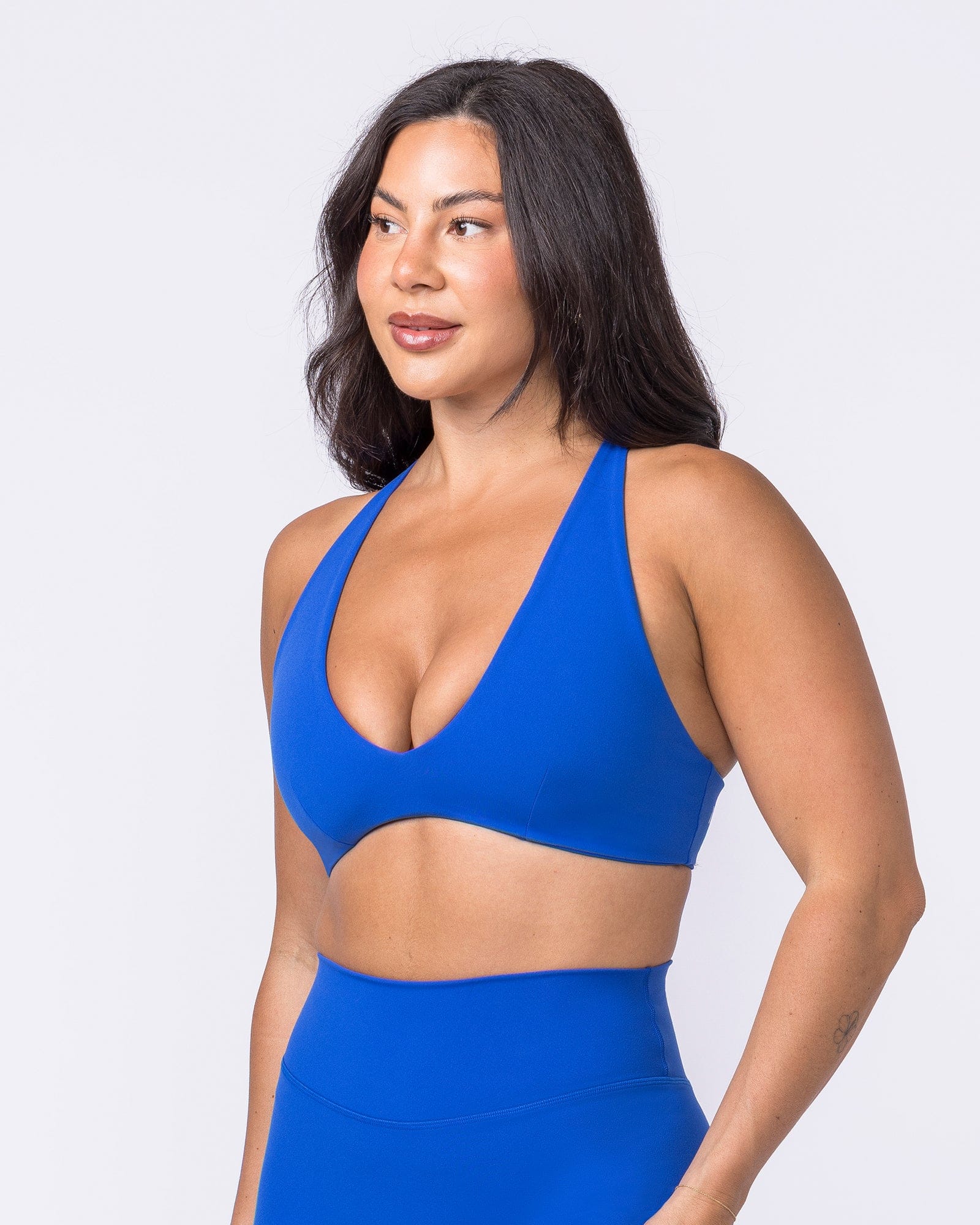 Liberty Lustre Bralette Bondi Blue - Muscle Nation women's bralette, view 3