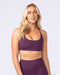 Liberty Strike Bralette Cranberry - Muscle Nation women's bralette, view 2