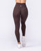 Liberty High Rise Ankle Length Leggings Cocoa - Muscle Nation women's leggings, view 4