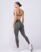 Liberty High Rise Ankle Length Leggings Eucalyptus - Muscle Nation women's leggings, view 5