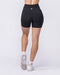 Liberty High Rise Bike Shorts Black - Muscle Nation women's bike shorts, view 4