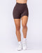 Liberty High Rise Bike Shorts Cocoa - Muscle Nation women's bike shorts, view 3