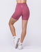 Liberty High Rise Bike Shorts Maple - Muscle Nation women's bike shorts, view 5