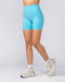 Liberty High Rise Bike Shorts Oasis Blue - Muscle Nation women's bike shorts, view 3