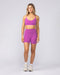 Liberty High Rise Bike Shorts Vivid Violet - Muscle Nation women's bike shorts, view 5