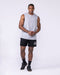 Lifestyle Training Tank Light Grey Marl - Muscle Nation men's muscle tank, view 5