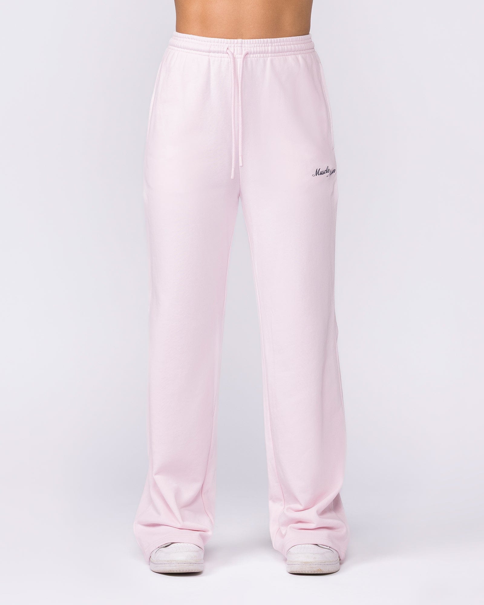 Loopback Straight Leg Trackies Babydoll - Muscle Nation women's trackpants, view 3