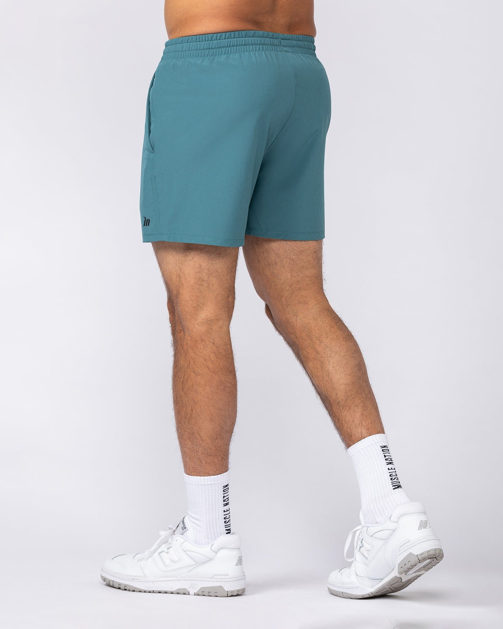 New Heights 4" Shorts Shark - Muscle Nation men's gym shorts, view 4