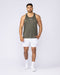 New Heights 4" Shorts White - Muscle Nation men's gym shorts, view 6