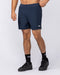 On Repeat Training 5" Shorts Navy - Muscle Nation men's gym shorts, view 2