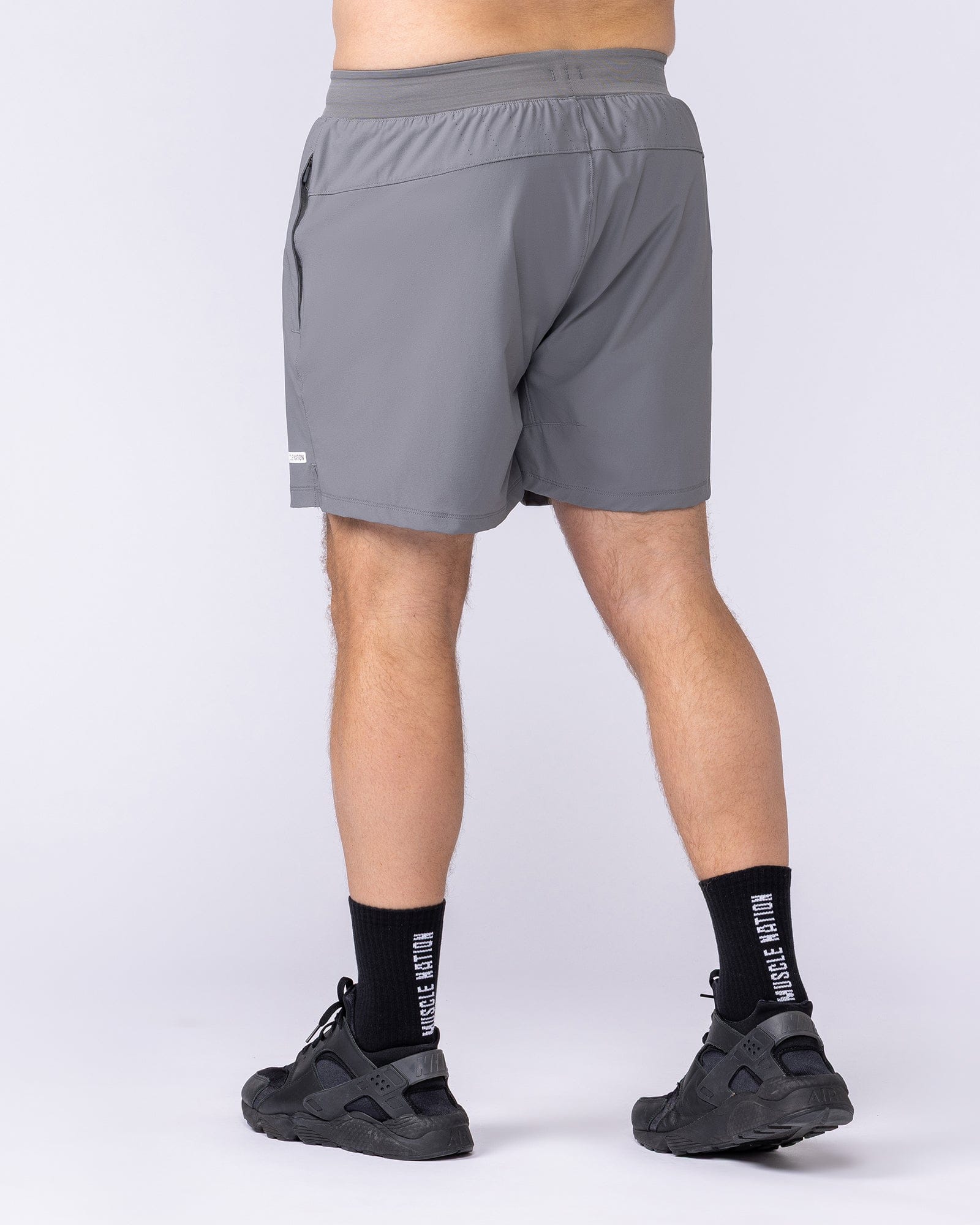 On Repeat Training 5" Shorts Tornado - Muscle Nation men's gym shorts, view 2