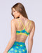 Pace It Rib Bra Malibu Petals - Muscle Nation women's sports bra, view 2