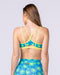 Pace It Rib Bra Malibu Petals - Muscle Nation women's sports bra, view 5