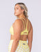 Pace It Rib Bra Sunshine - Muscle Nation women's sports bra, view 2
