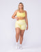 Pace It Rib Bra Sunshine - Muscle Nation women's sports bra, view 5
