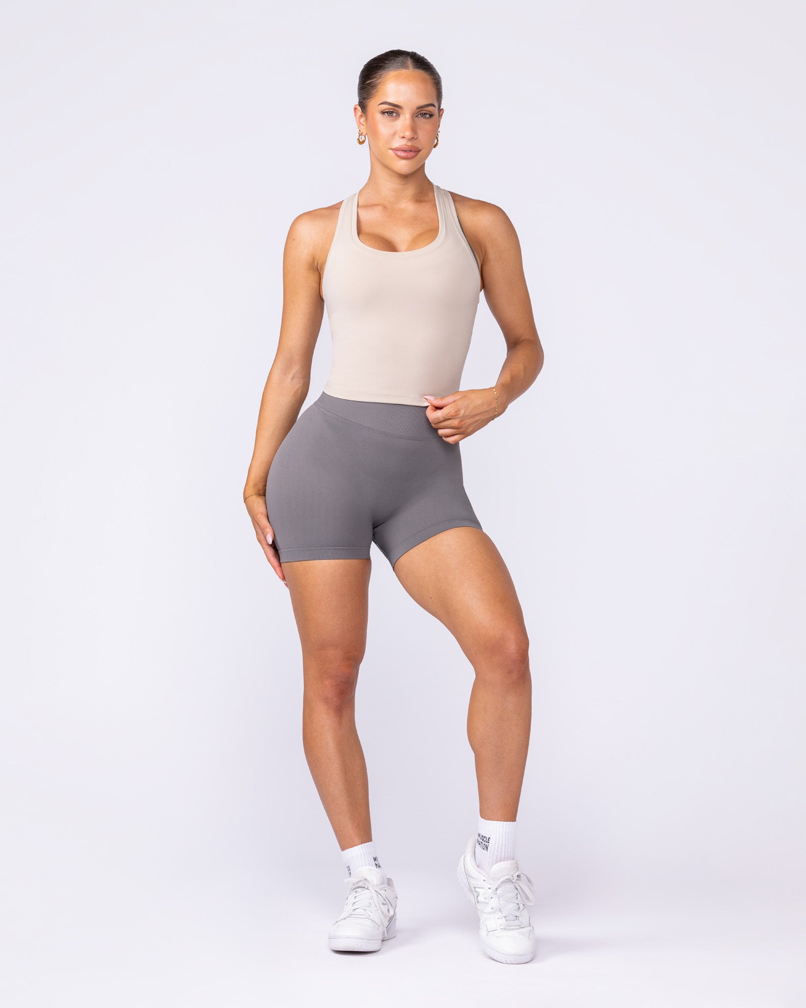 Practice Tank Bone - Muscle Nation women's tank top, view 6