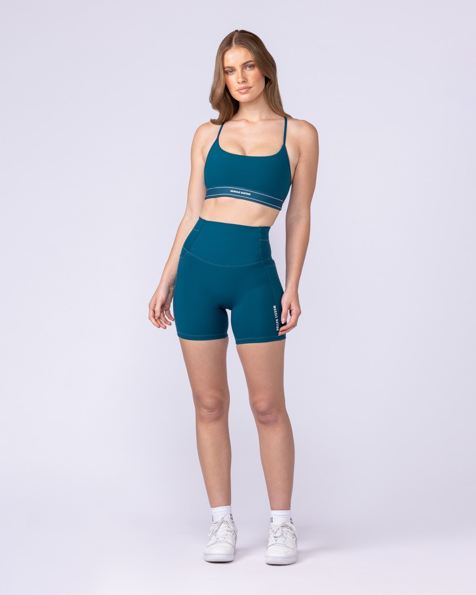 Relay Bra Dark Marine - Muscle Nation women's sports bra, view 6