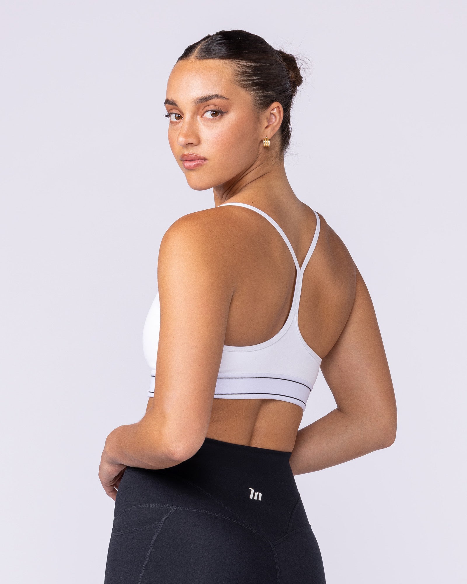 Relay Bra White - Muscle Nation women's sports bra, view 2