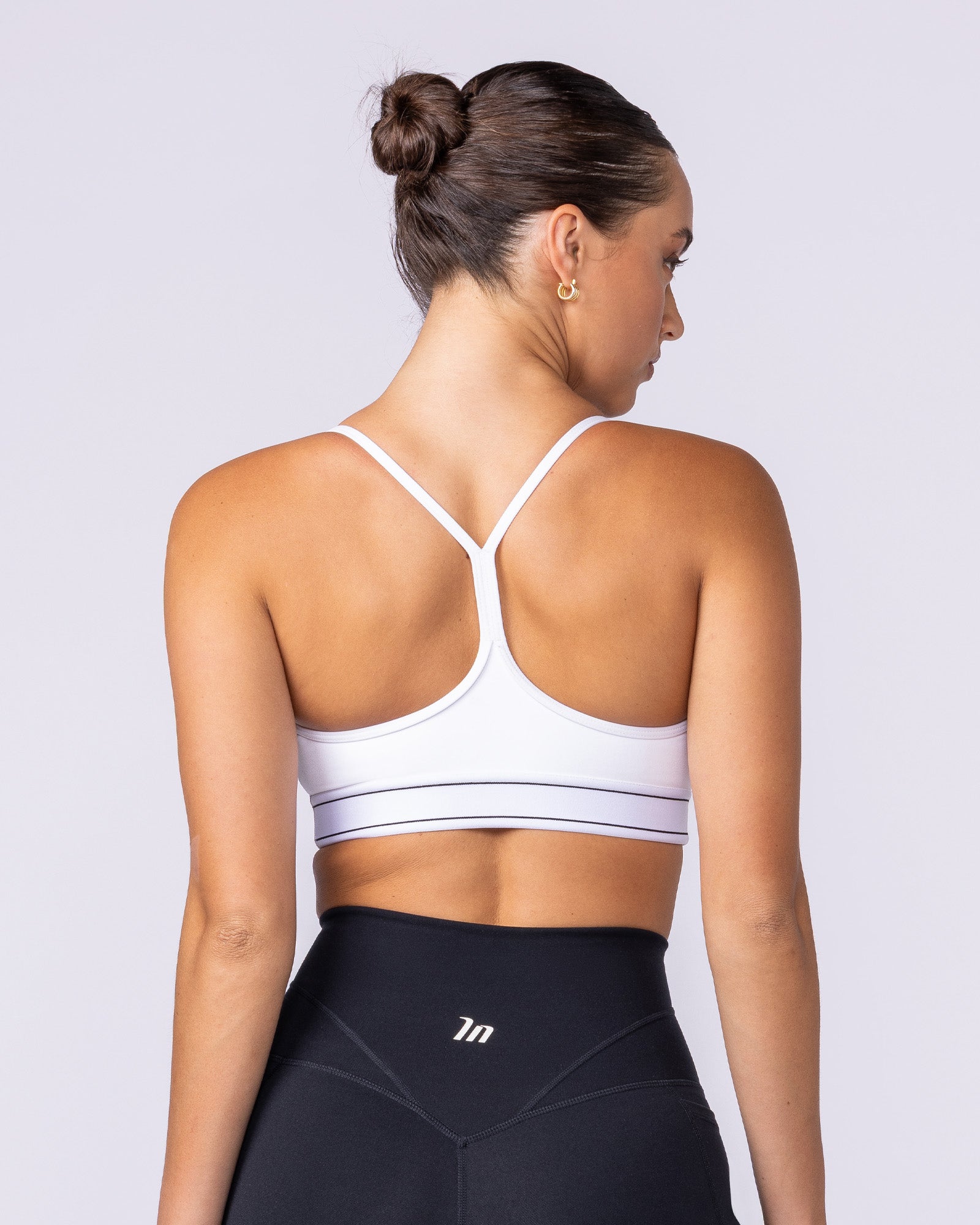 Relay Bra White - Muscle Nation women's sports bra, view 4