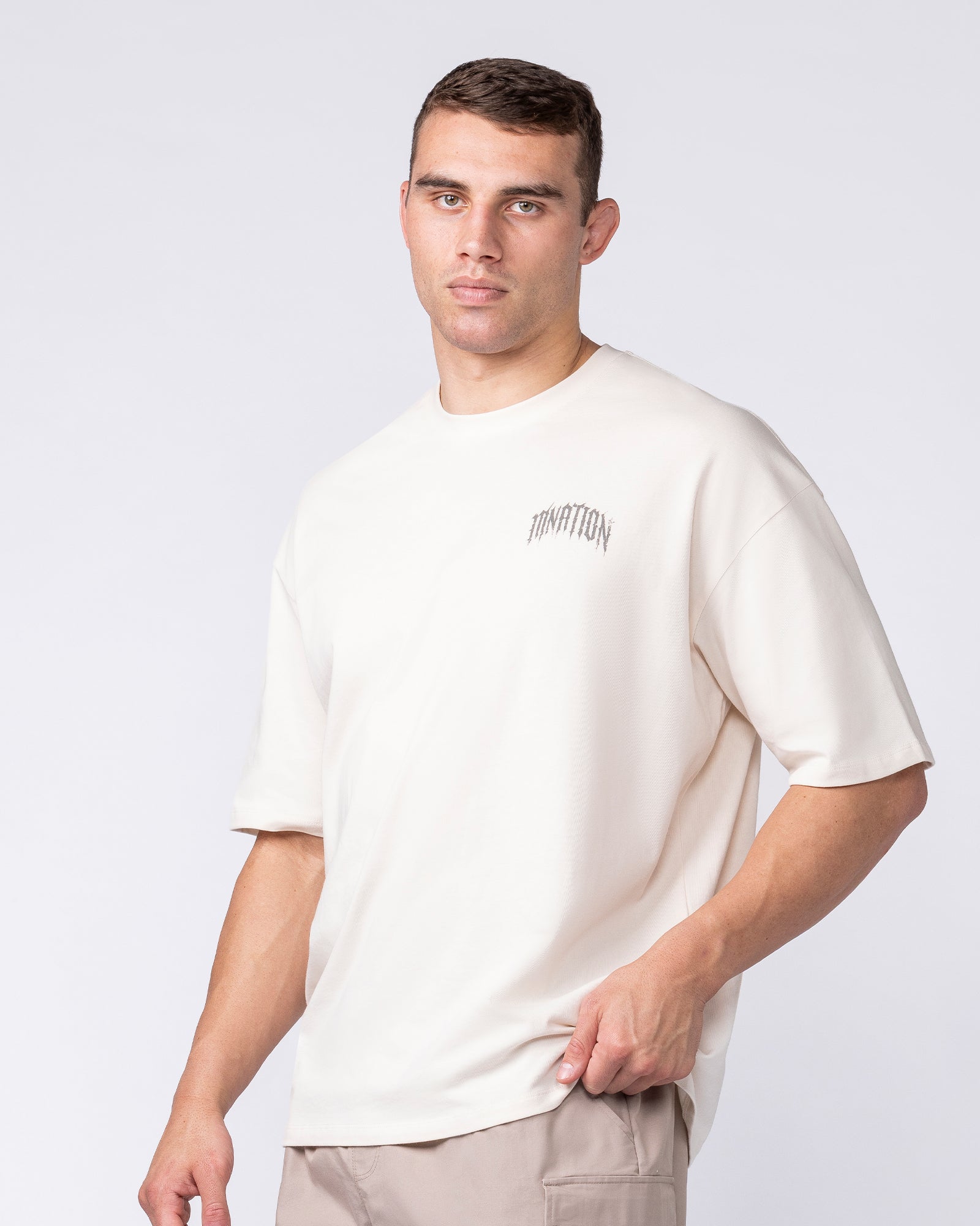Relic Oversized Tee - Travertine