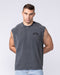 Relic Raglan Boxy Muscle Tank - Washed Black