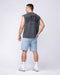 Relic Raglan Boxy Muscle Tank - Washed Black
