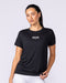 Results Training Tee Black - Muscle Nation women's top