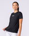 Results Training Tee Black - Muscle Nation women's top, view 3