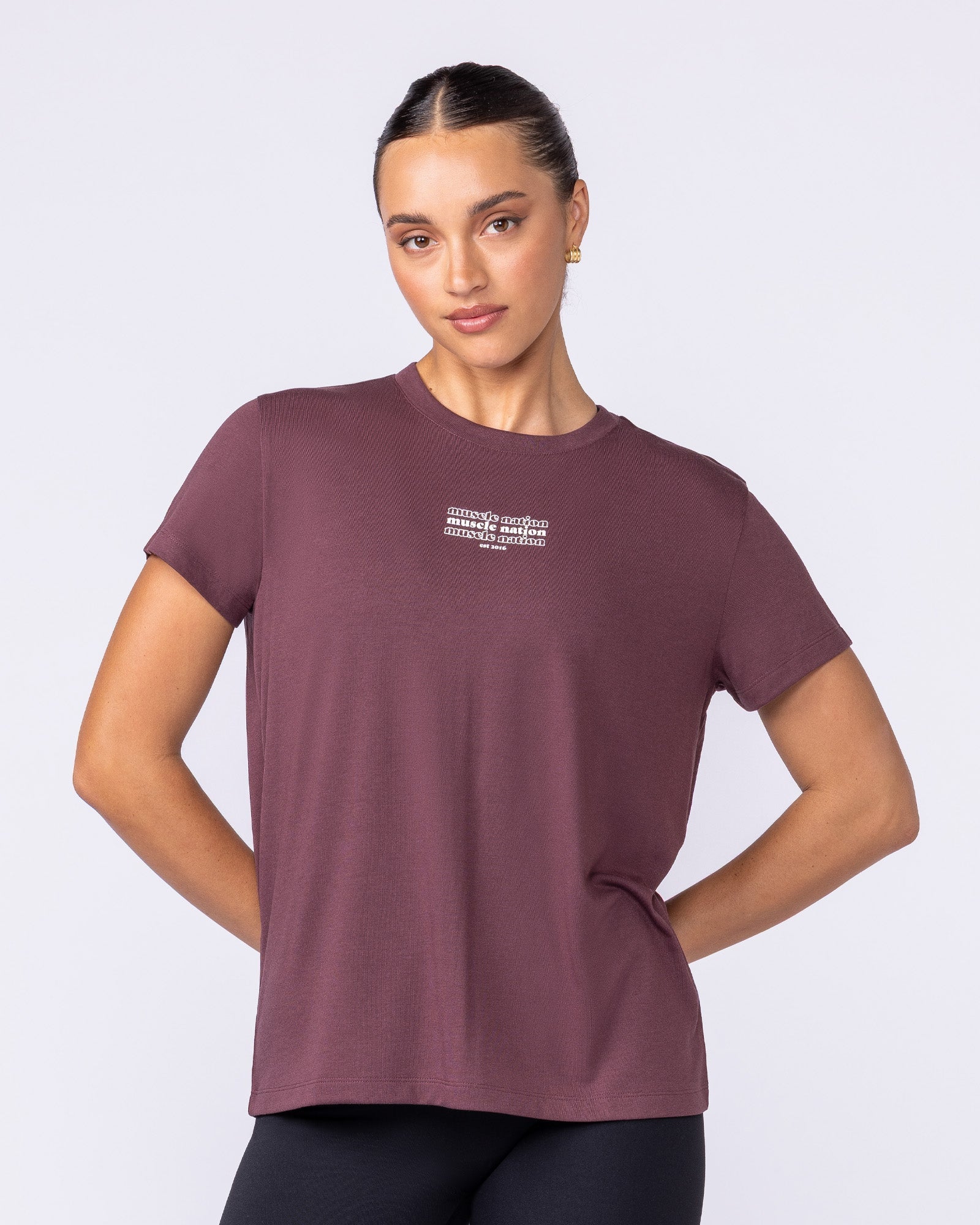 Results Training Tee Rocky Road - Muscle Nation women's top