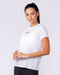 Results Training Tee White - Muscle Nation women's top, view 3
