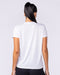 Results Training Tee White - Muscle Nation women's top, view 4