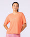 Rib Boxy Training Tee Peachy - Muscle Nation women's top