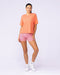 Rib Boxy Training Tee Peachy - Muscle Nation women's top, view 5