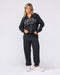 Routine Slouchy Trackies Black - Muscle Nation women's trackpants, view 7