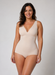 Micro fiber shaping bodysuit-0#color_nude