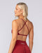 Sculpt Seamless Bralette Merlot - Muscle Nation women's bralette, view 2
