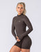Sculpt Seamless Cropped Jacket - Cocoa