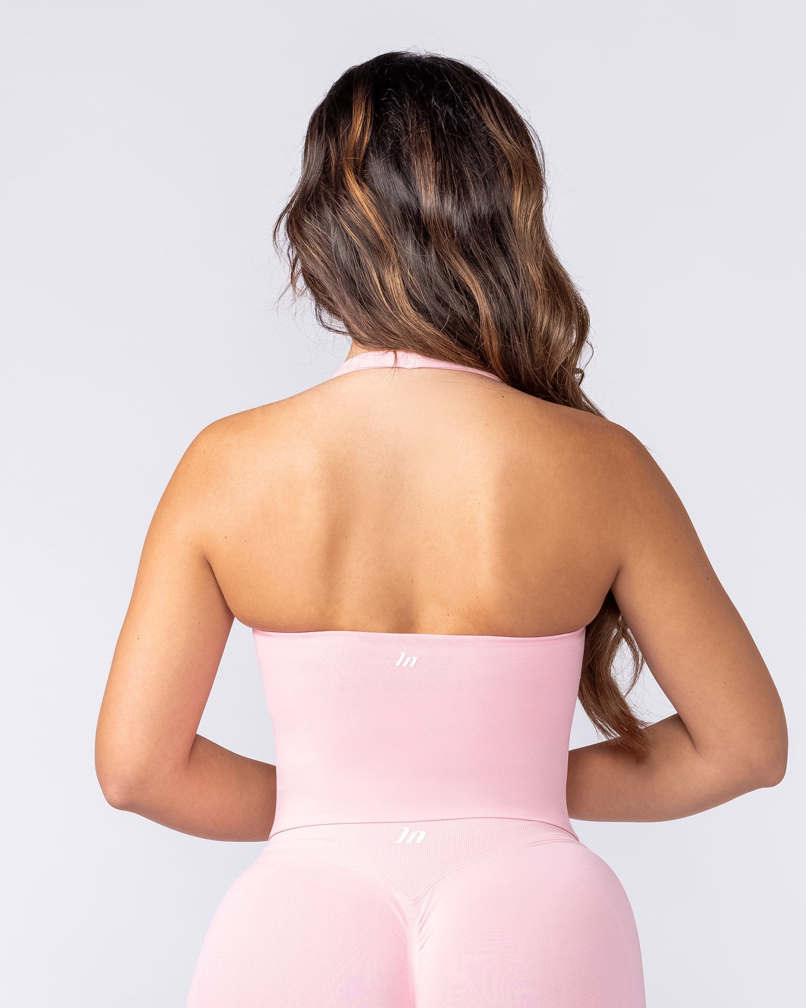 Sculpt Seamless Halter Bra Tank - Sweetpea