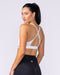 Stadium Bra White - Muscle Nation women's sports bra, view 2