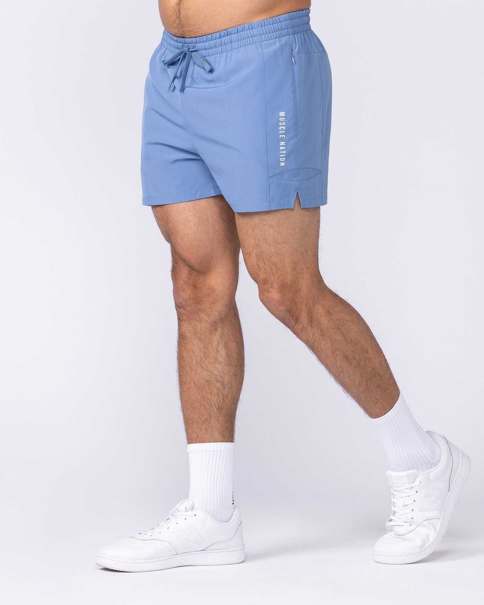 Streamline Training 3" Shorts Pacific - Muscle Nation men's gym shorts, view 3