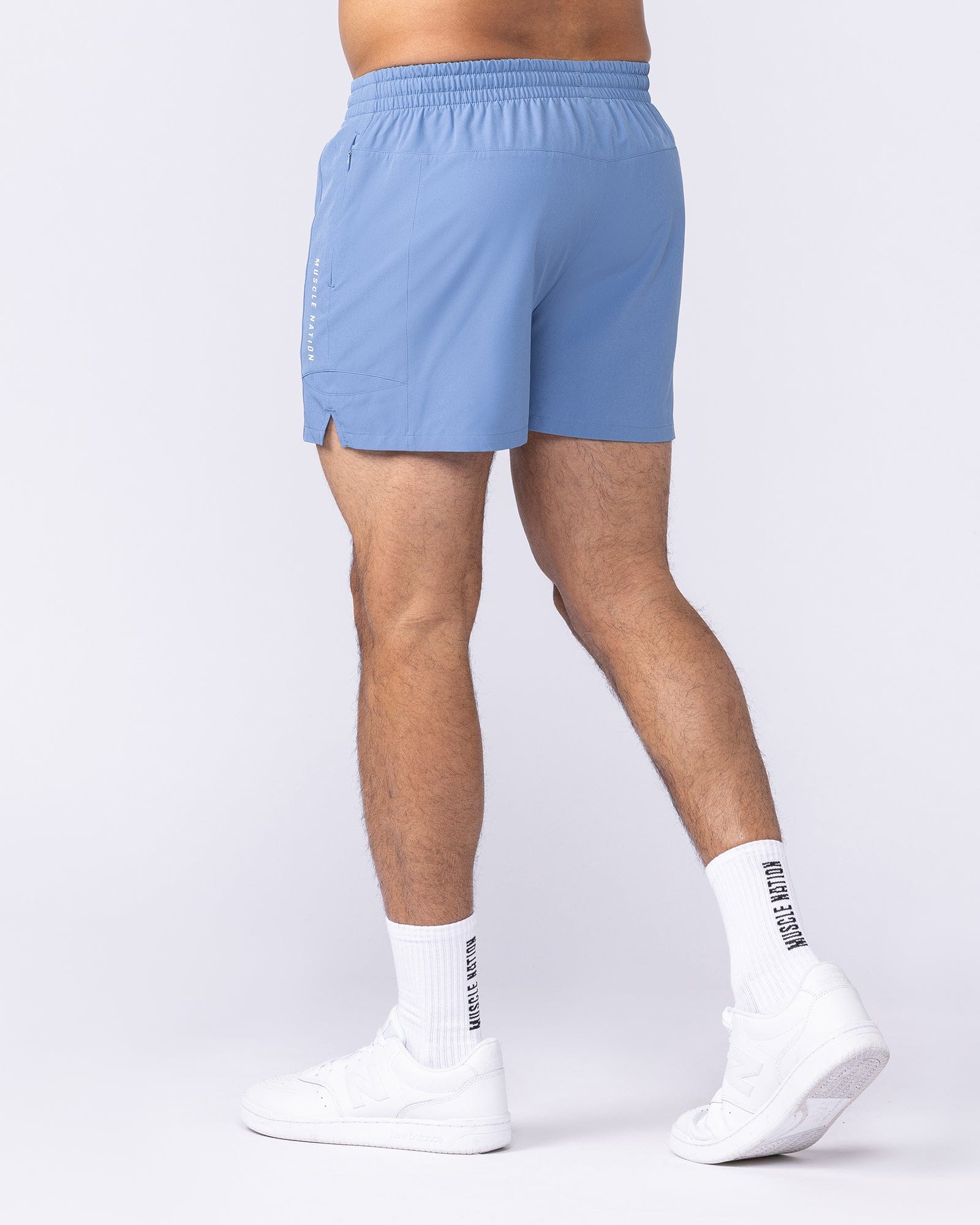 Streamline Training 3" Shorts Pacific - Muscle Nation men's gym shorts, view 4